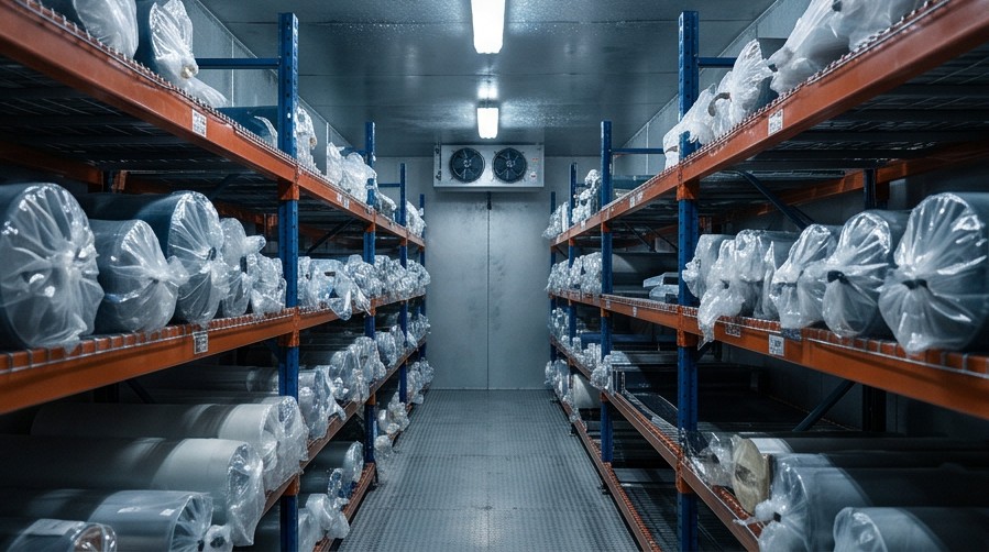 Composite materials cold storage